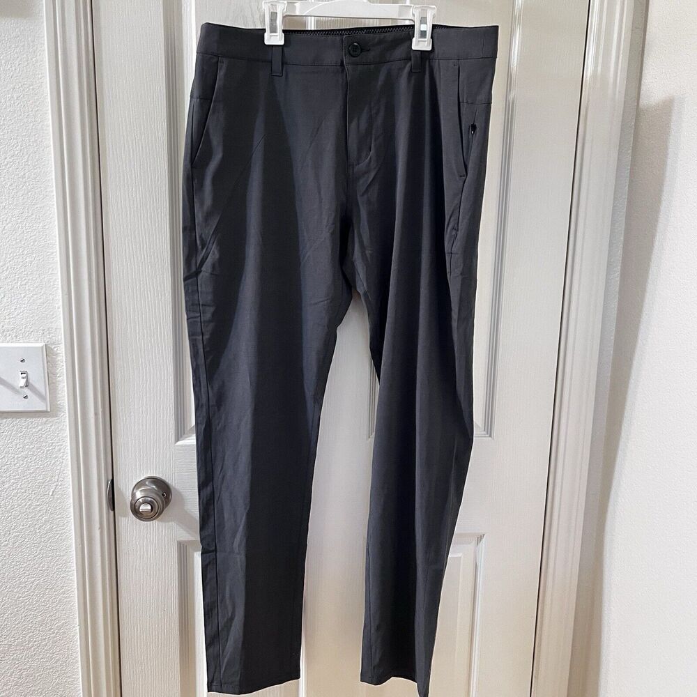 Vuori Aim Chino Pants Charcoal Stretch Men's Size 33